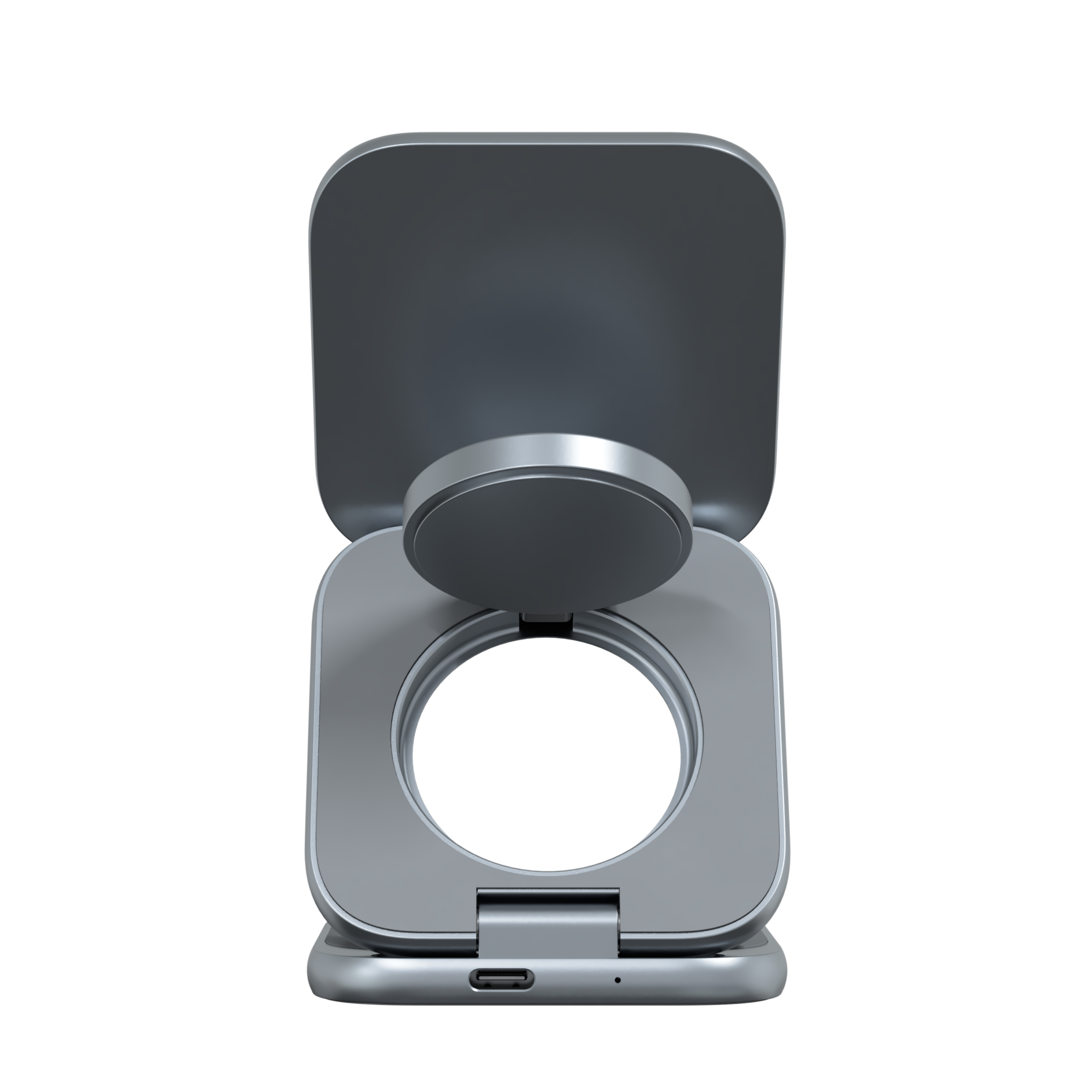 Складное беспроводное зарядное устройство 3 в 1 Magssory Fold Ultra для Apple Midnight, Полночь — WCH083 m 3